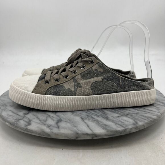 Splendid Adel Camo Slip On Sneakers Womens 9 Army Green Closed Toe Slides Shoes - Picture 4 of 11